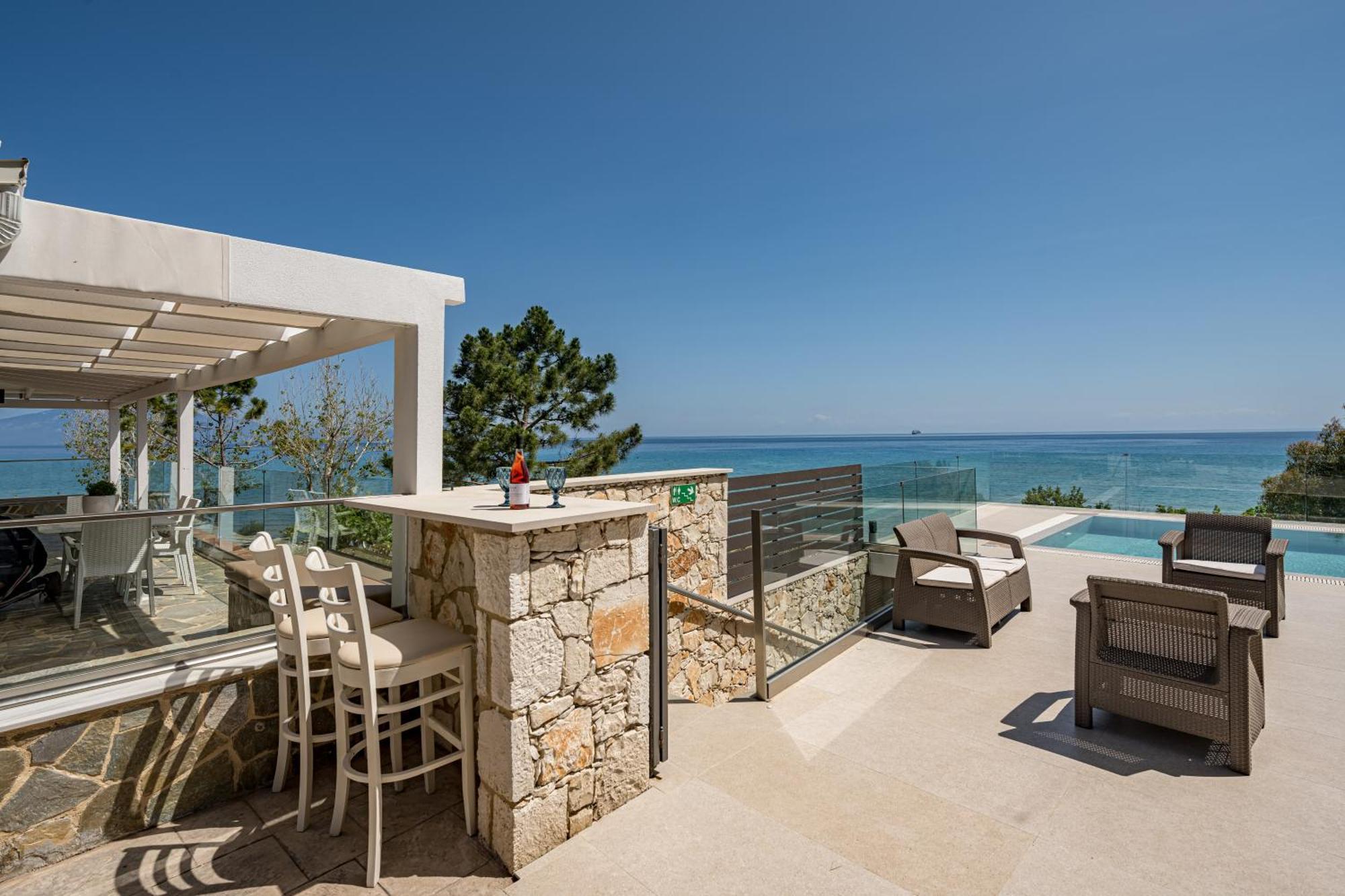 Addimare Sea View Villa, And Events Venue Alykes  Buitenkant foto
