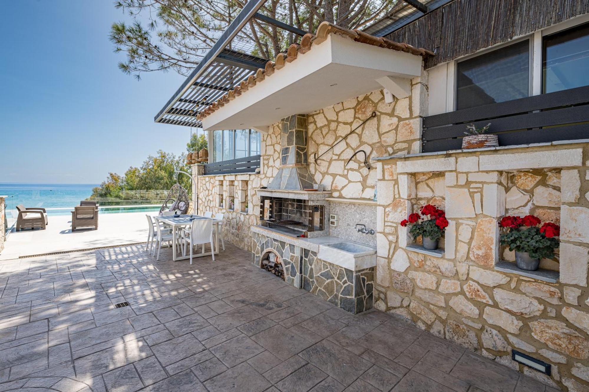 Addimare Sea View Villa, And Events Venue Alykes  Buitenkant foto