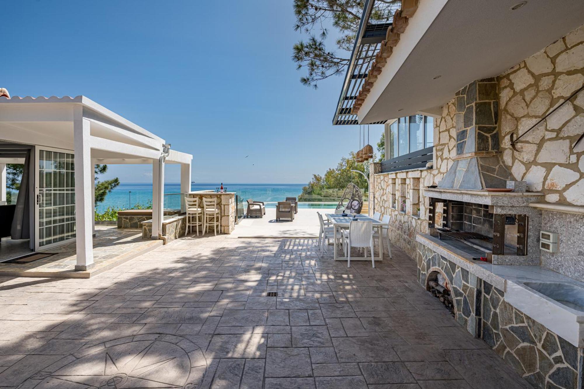 Addimare Sea View Villa, And Events Venue Alykes  Buitenkant foto